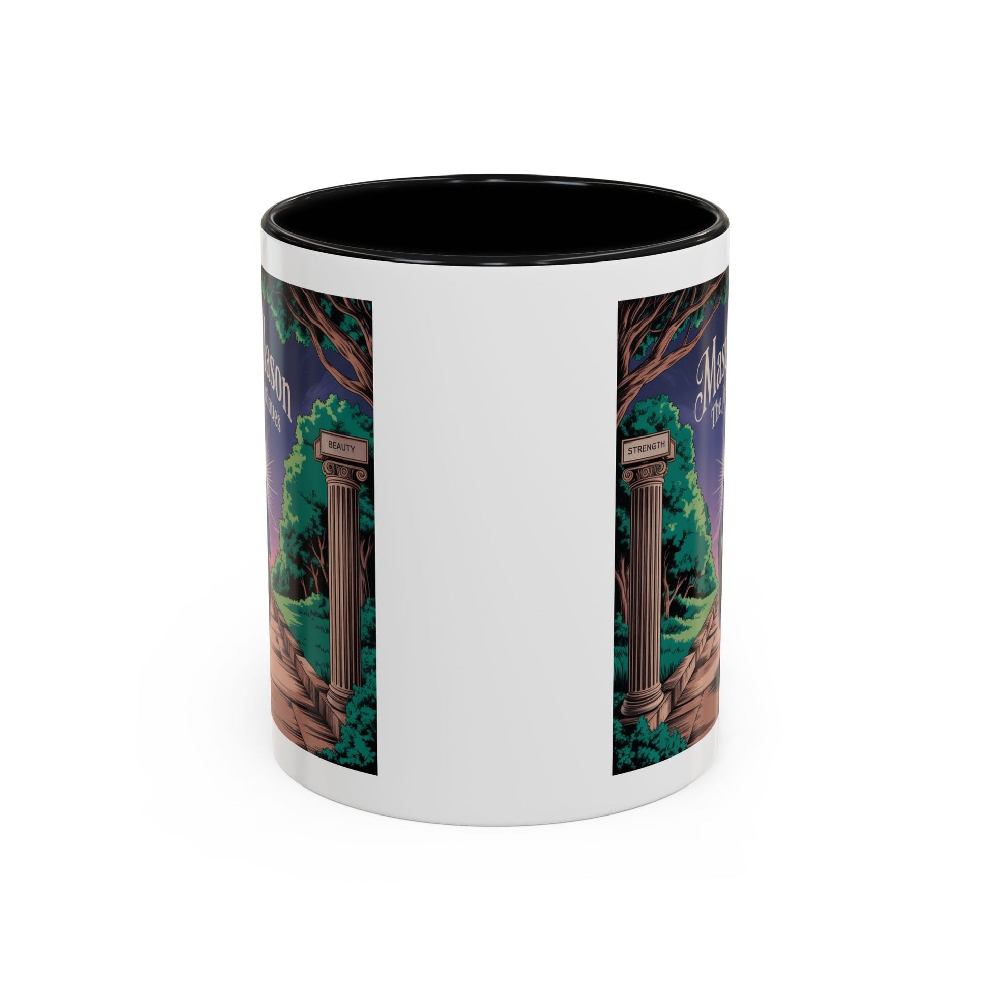 Premium Ready to Go Freemason Design | The Third Degree | Master Mason | The Journey Continues - Masonic Mugs