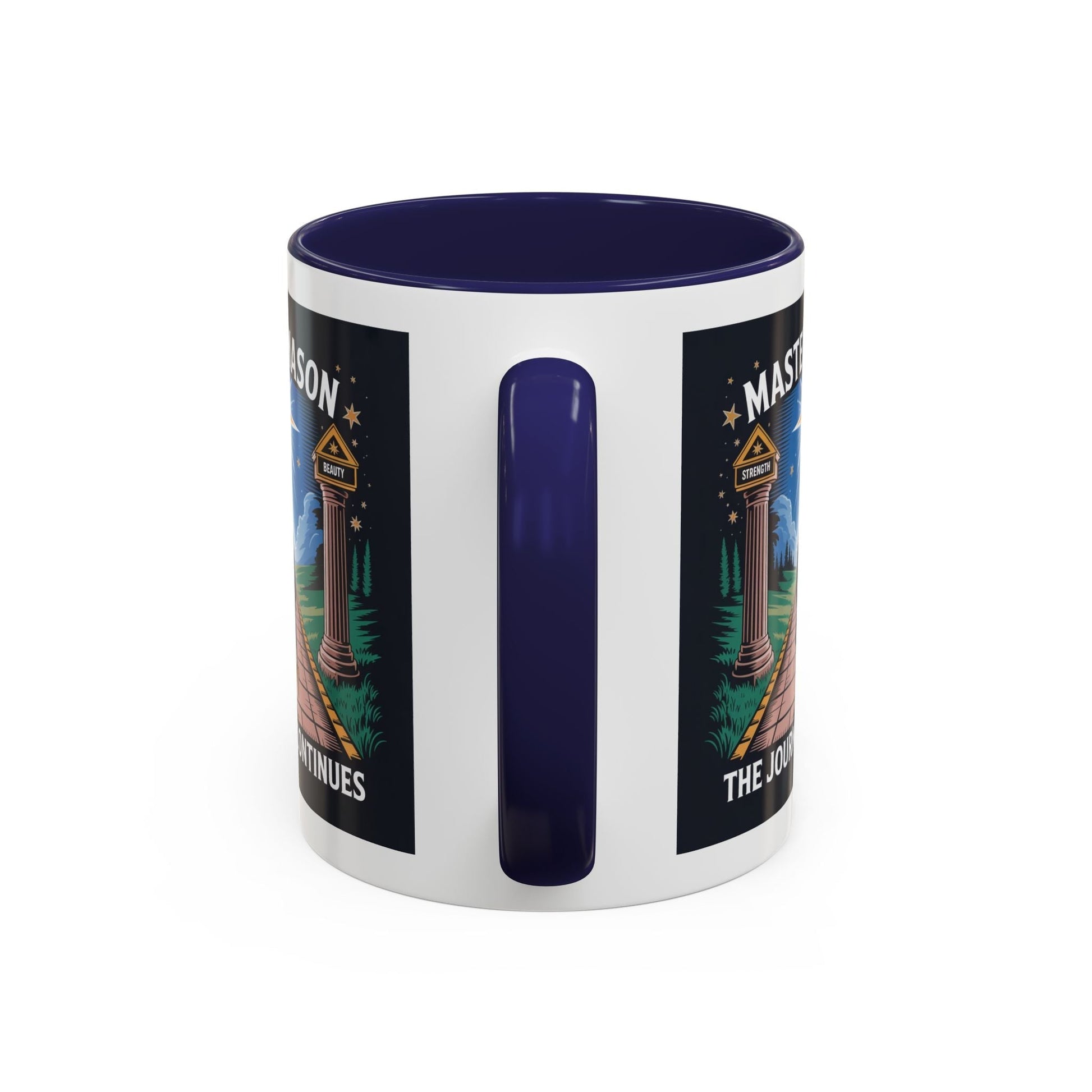 Premium Ready to Go Freemason Design | The Third Degree | Master Mason | The Journey Continues - Masonic Mugs