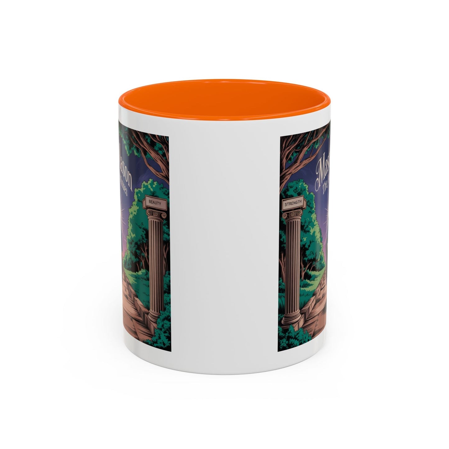 Premium Ready to Go Freemason Design | The Third Degree | Master Mason | The Journey Continues - Masonic Mugs