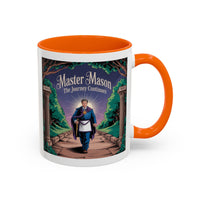 Premium Ready to Go Freemason Design | The Third Degree | Master Mason | The Journey Continues - Masonic Mugs