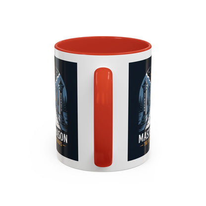 Premium Ready to Go Freemason Design | The Third Degree | Master Mason | The Journey Continues - Masonic Mugs