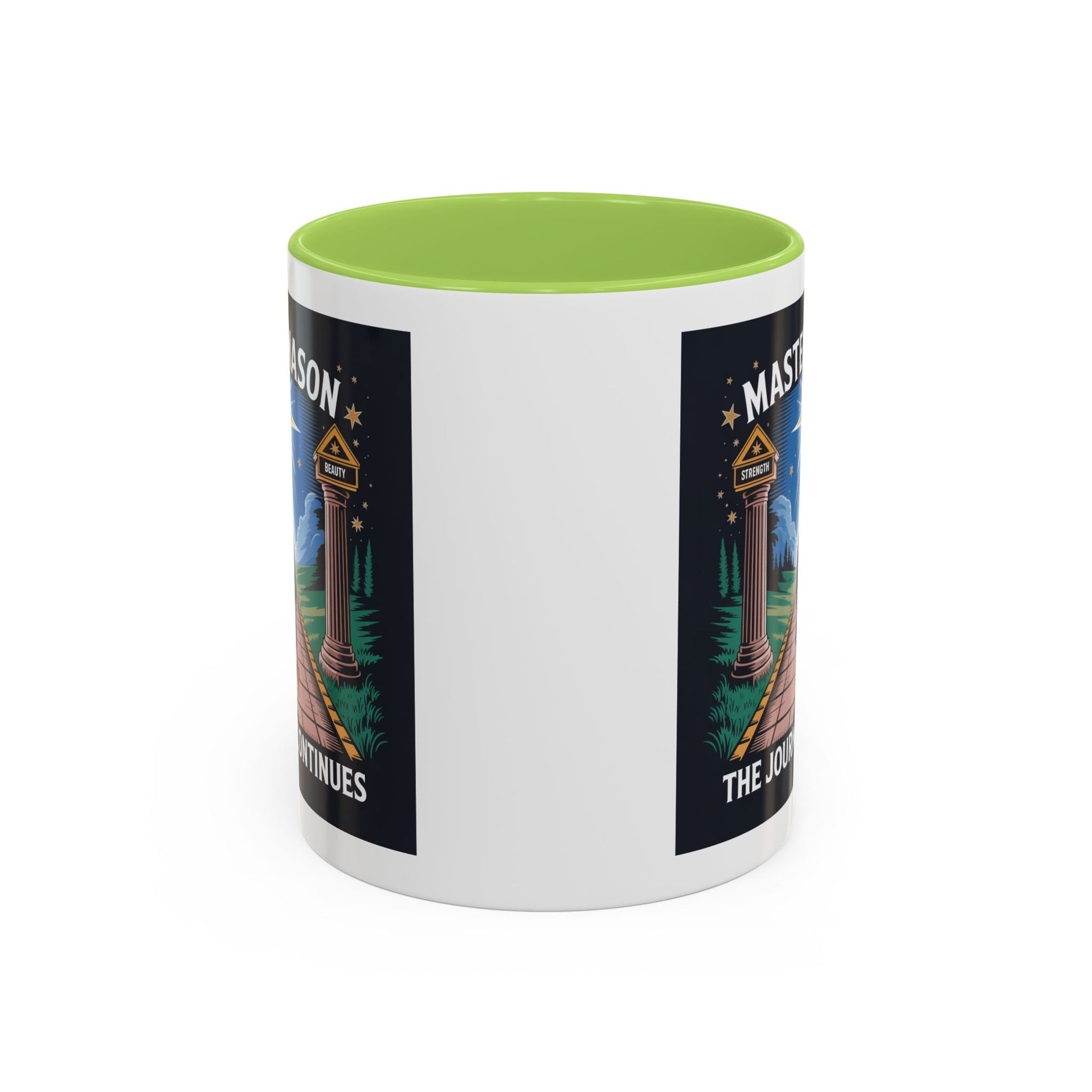 Premium Ready to Go Freemason Design | The Third Degree | Master Mason | The Journey Continues - Masonic Mugs