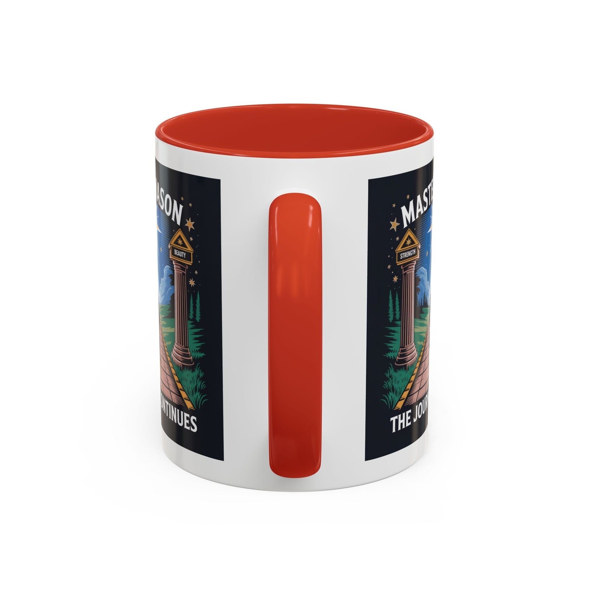 Premium Ready to Go Freemason Design | The Third Degree | Master Mason | The Journey Continues - Masonic Mugs