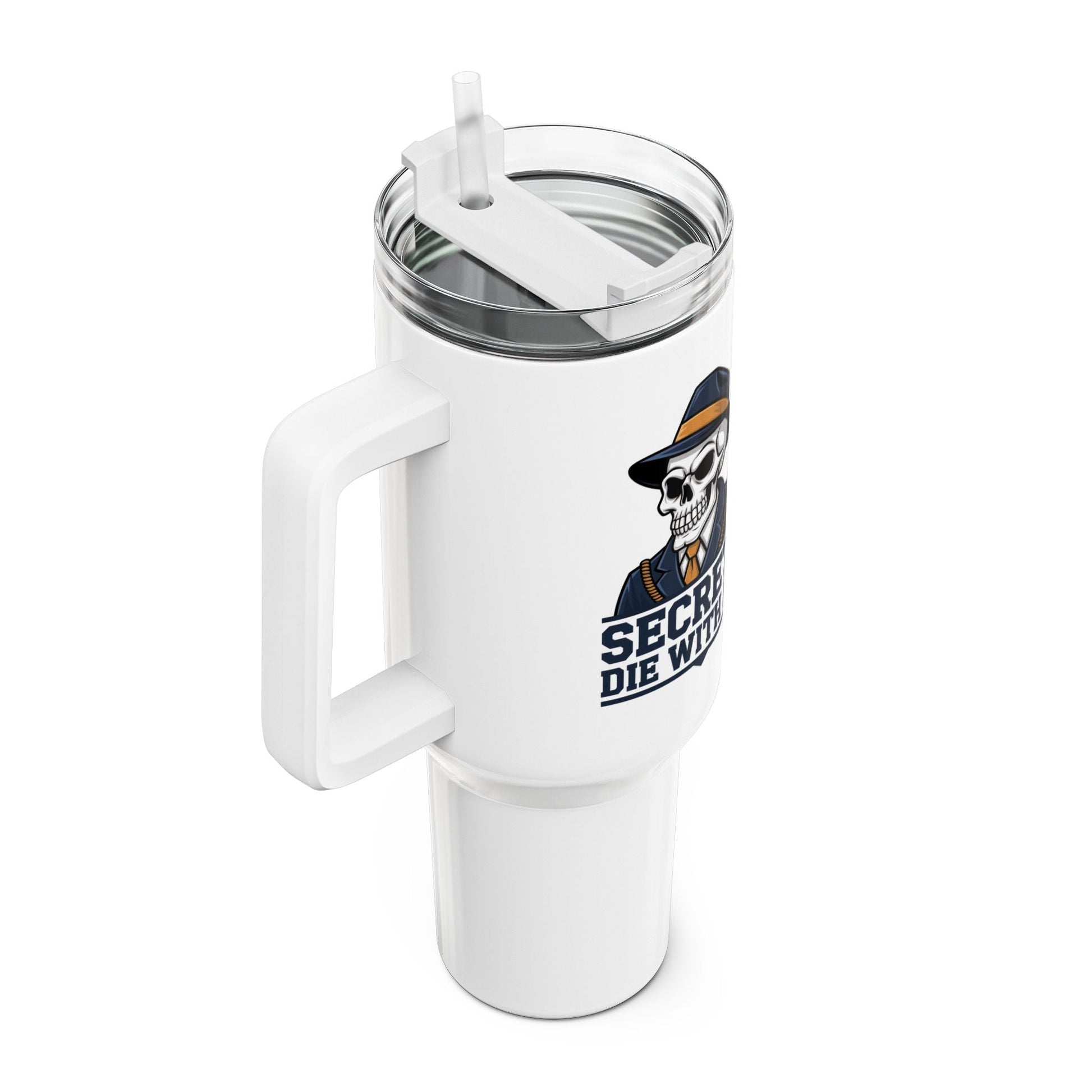 Premium Ready to Go Freemason Design Tumbler 40oz – Secrets Die with Me – Freemason Ready|to|Go Gift - Masonic Mugs