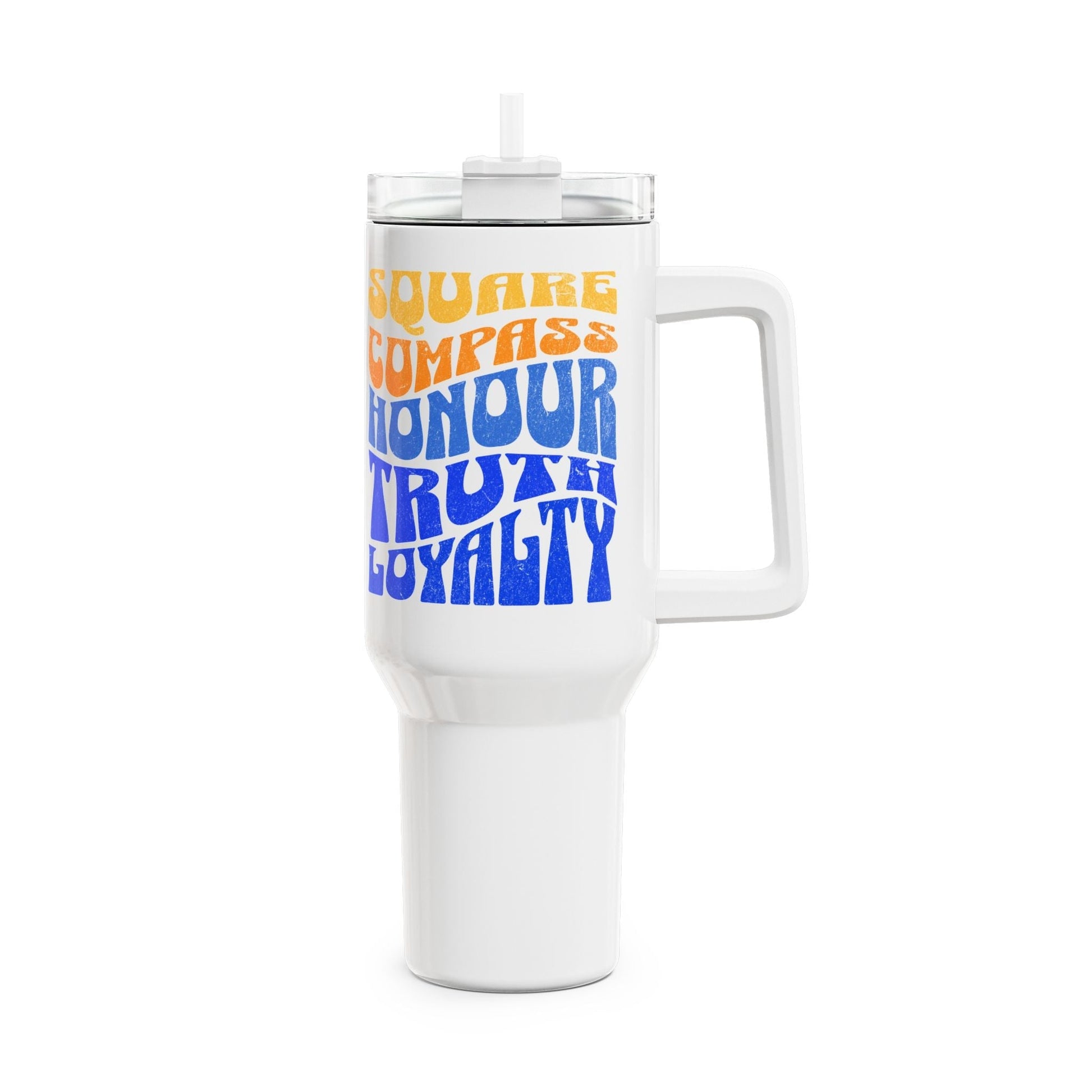 Premium Ready to Go Freemason Design Tumbler 40oz – Square & Compasses Design – Honour, Truth, Loyalty – Freemason Ready|to|Go Gift - Masonic Mugs