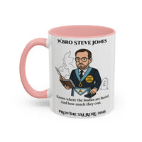 Provincial Grand Treasurer Design Personalised Mug - Knows where the bodies are buried - Masonic Mugs