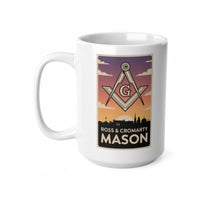 Ross and Cromarty Mason Custom Masonic Coffee Mug - Freemason Gift - Masonic Mugs