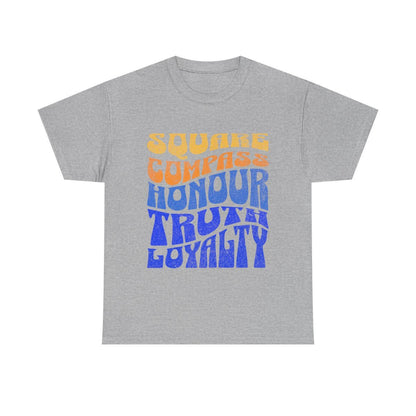 Square Compass Honour Truth Loyalty - Unisex Freemason Ready to Go Apparel – T-Shirt, Sweatshirt or Hoodie – Multiple Colours & Sizes - Masonic Mugs