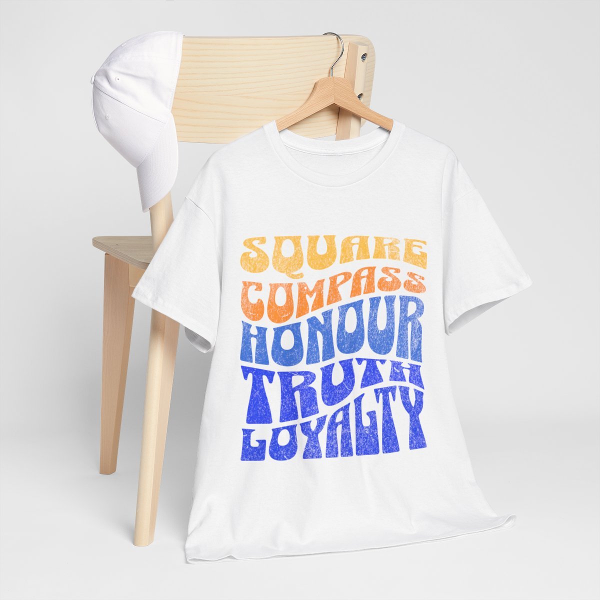 Square Compass Honour Truth Loyalty - Unisex Freemason Ready to Go Apparel – T-Shirt, Sweatshirt or Hoodie – Multiple Colours & Sizes - Masonic Mugs