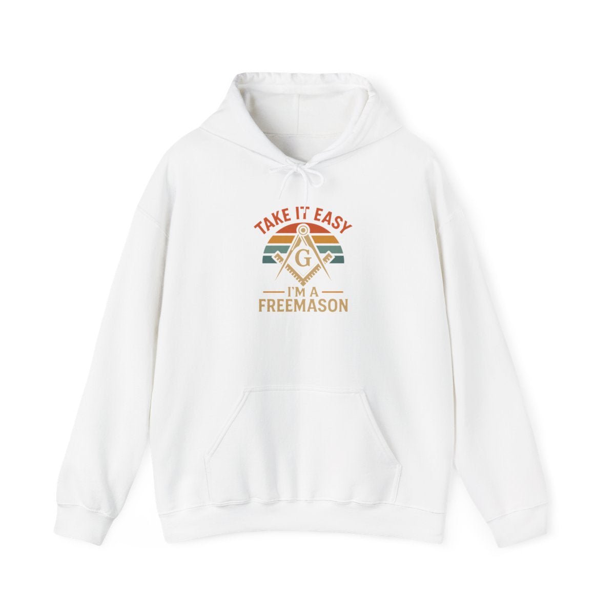Take it easy I'm a freemason - Unisex Freemason Ready to Go Apparel – T-Shirt, Sweatshirt or Hoodie – Multiple Colours & Sizes - Masonic Mugs