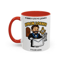 Tyler Design - Freemason Personalised Mug - Apron Loaner - Masonic Mugs