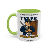 Tyler Design - Freemason Personalised Mug - Sentinel of the door - Masonic Mugs