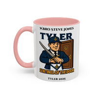 Tyler Design - Freemason Personalised Mug - Sentinel of the door - Masonic Mugs
