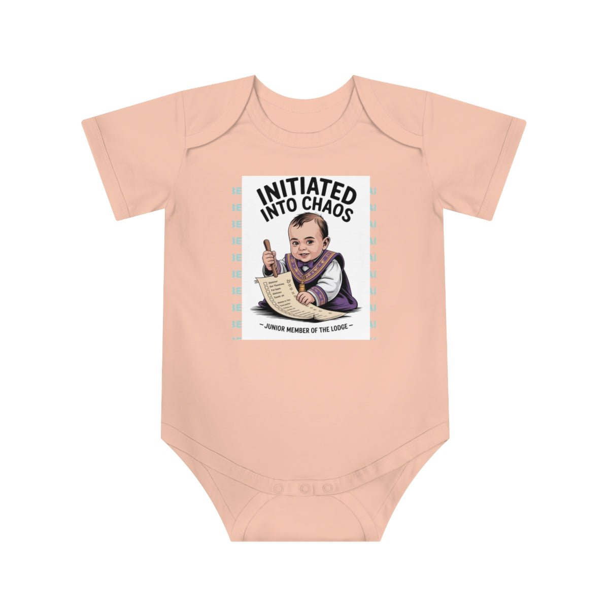 Unique Baby Bodysuit - Junior Member Design Personalized Baby Bodysuit with Masonic Design - Masonic Mugs