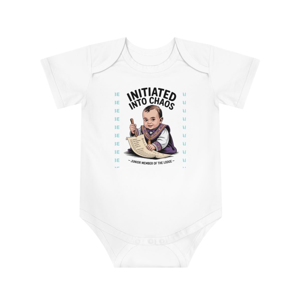Unique Baby Bodysuit - Junior Member Design Personalized Baby Bodysuit with Masonic Design - Masonic Mugs